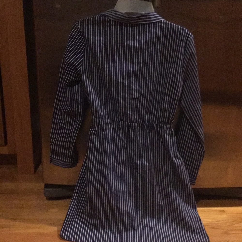 Girls size 11/12 dress euc worn once navy/white - Picture 7 of 8